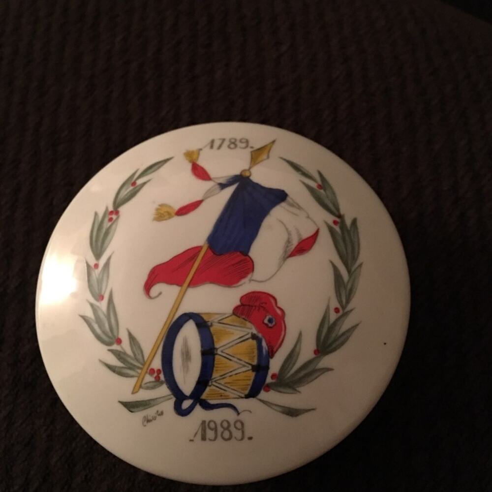 Hand Painted Porcelain Dish